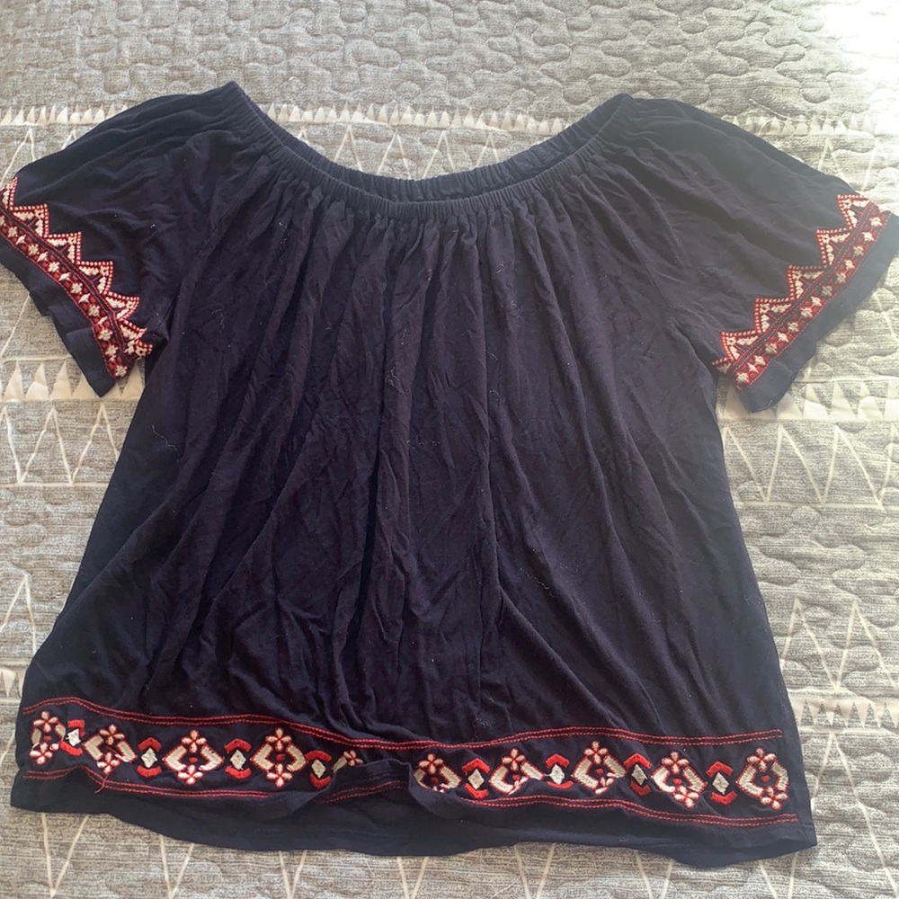 Loft Off-the-Shoulder Short Sleeve
